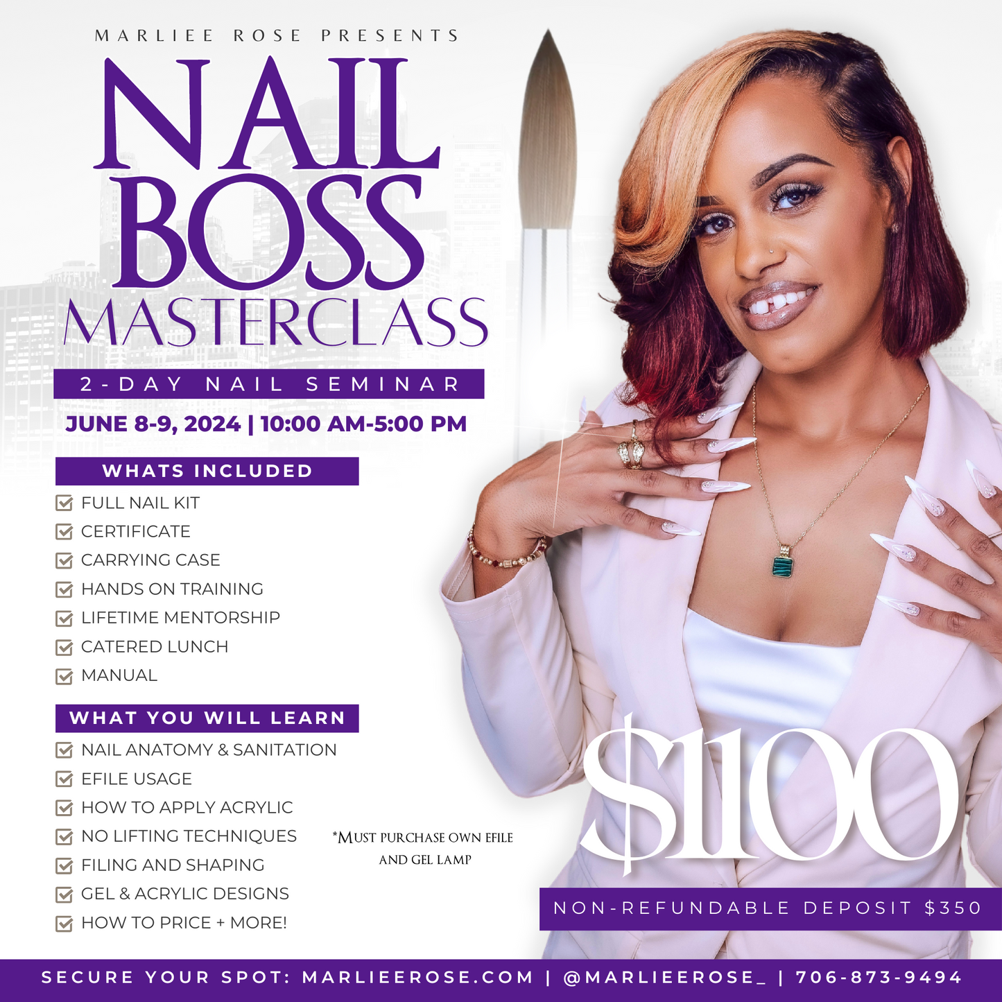 Nail Class Deposit