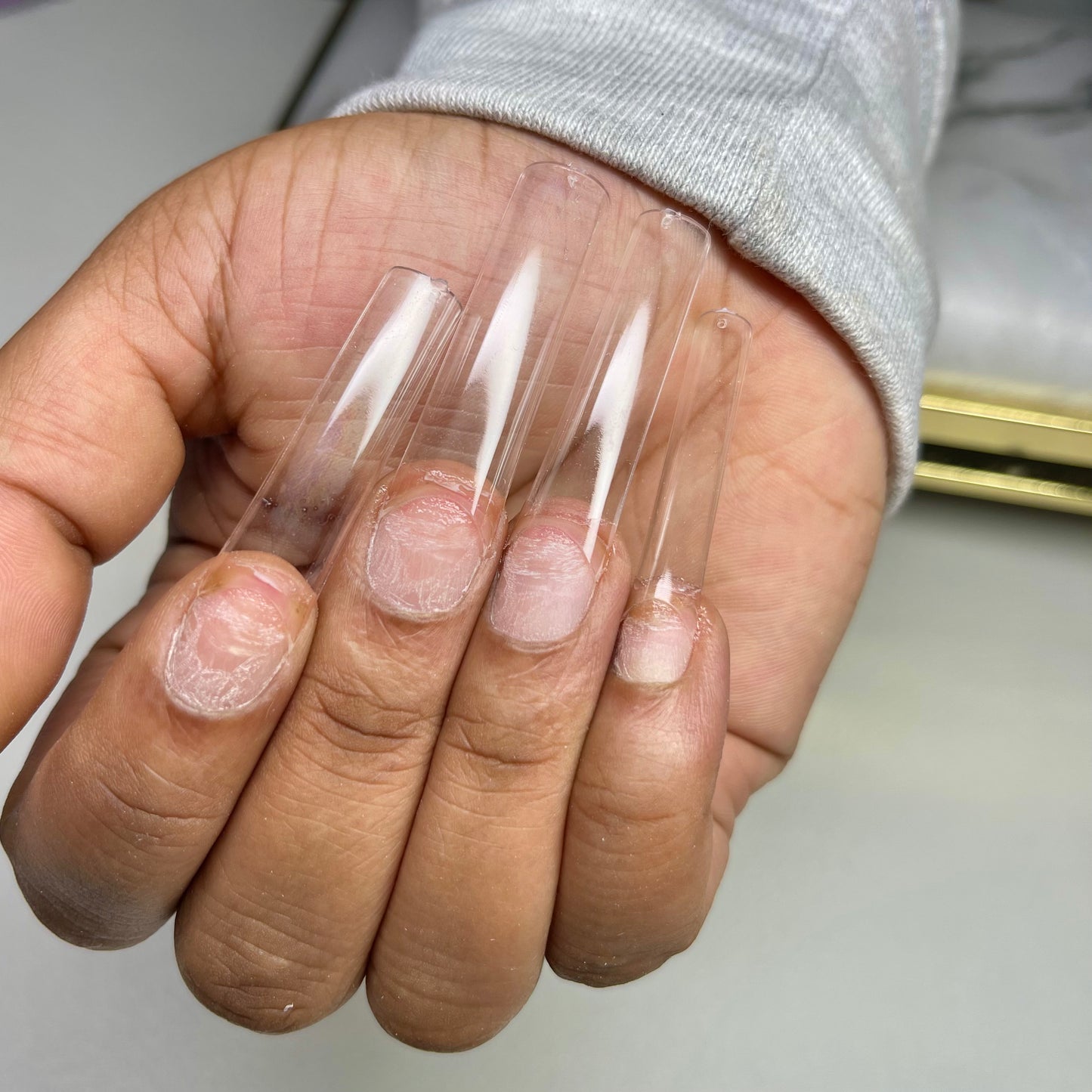 3XL C Curve Square Nail Tips